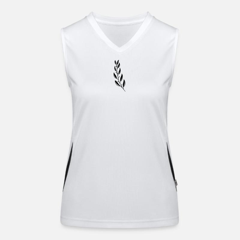 Branche de Magnolia Débardeur respirant contrasté Femme