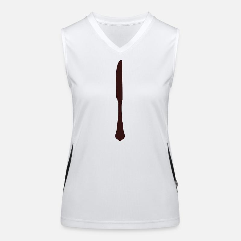 Couverts de couteau Débardeur respirant contrasté Femme