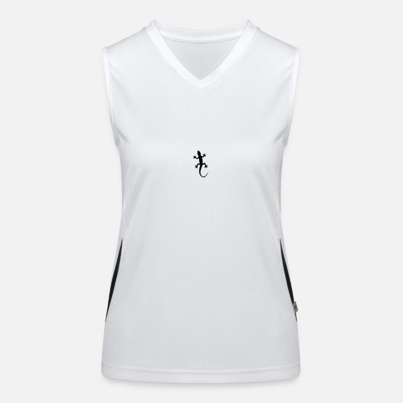 Gecko Funktionelles Kontrast-Tank Top für Frauen