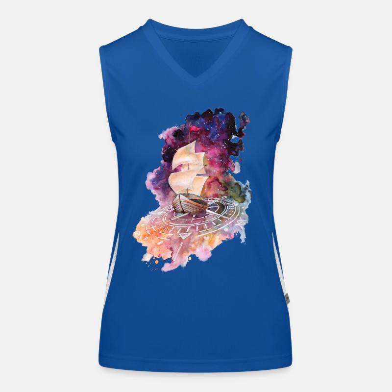 Space Ship Débardeur respirant contrasté Femme