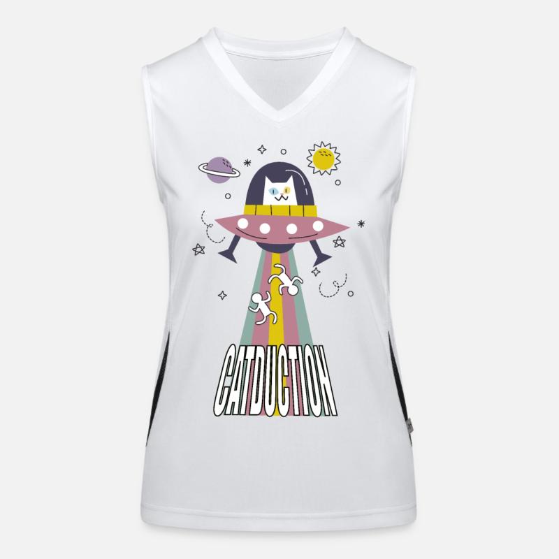 KADUKTION. Meine Katze ist ein Außerirdischer! Funktionelles Kontrast-Tank Top für Frauen