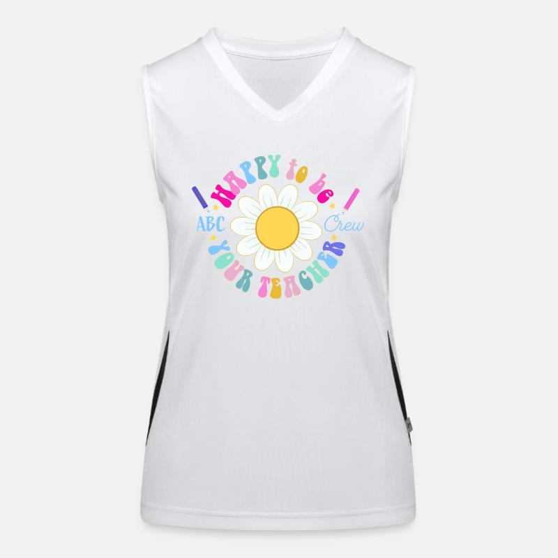 Lehrer Funktionelles Kontrast-Tank Top für Frauen