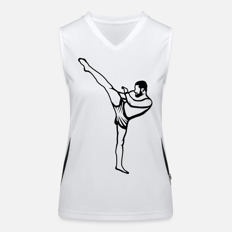 Kickboxer Funktionelles Kontrast-Tank Top für Frauen