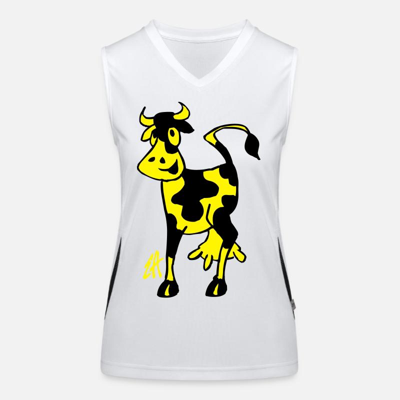 Vache Débardeur respirant contrasté Femme