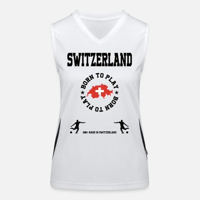 Switzerland Women's Functional Contrast Tank Top