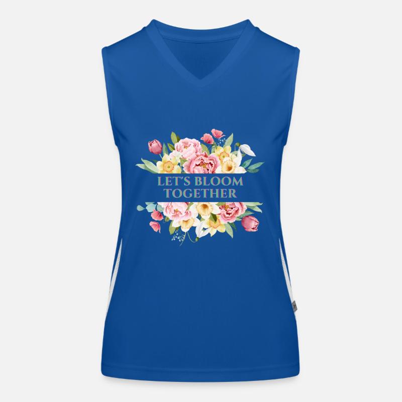 Fleurissons des fleurs ensemble Débardeur respirant contrasté Femme