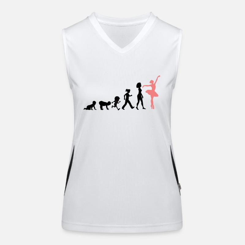Danse Classique Evolution Idée Cadeau Danseuses Débardeur respirant contrasté Femme