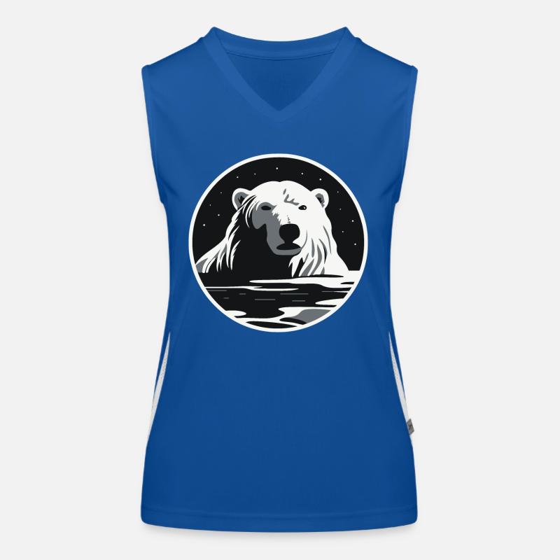 Polar bear Women's Functional Contrast Tank Top
