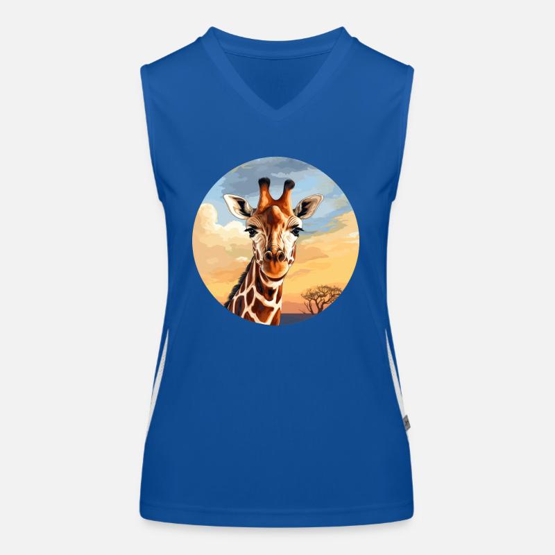 Giraffe Women's Functional Contrast Tank Top