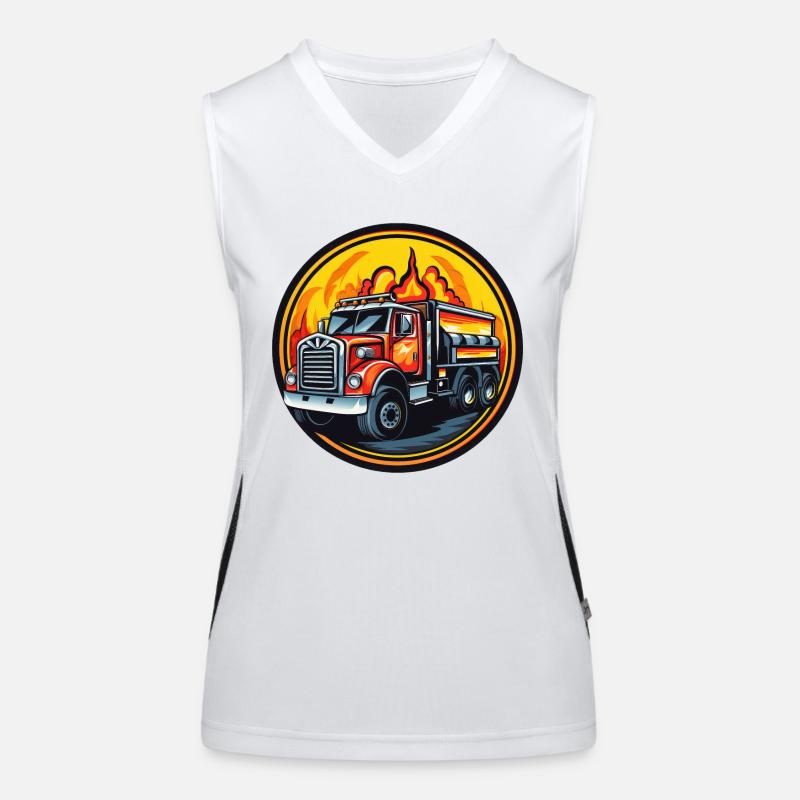 Fire brigade Women's Functional Contrast Tank Top