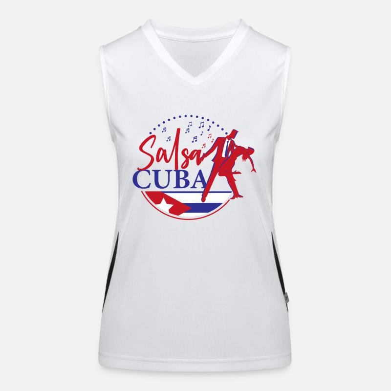 Salsa, Salsa Salsa Dance, dance Women's Functional Contrast Tank Top