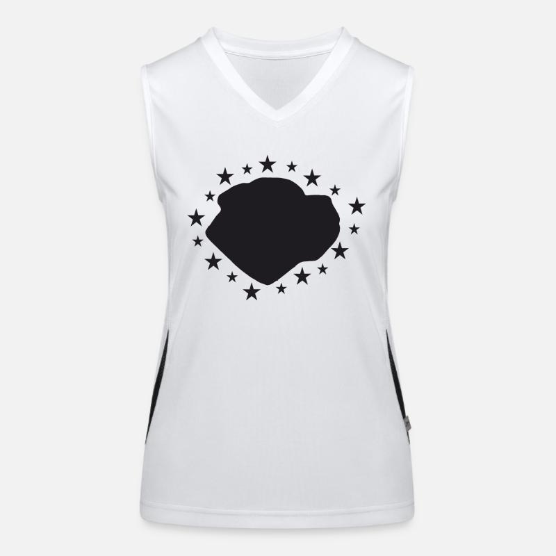 Bullmastiff Funktionelles Kontrast-Tank Top für Frauen