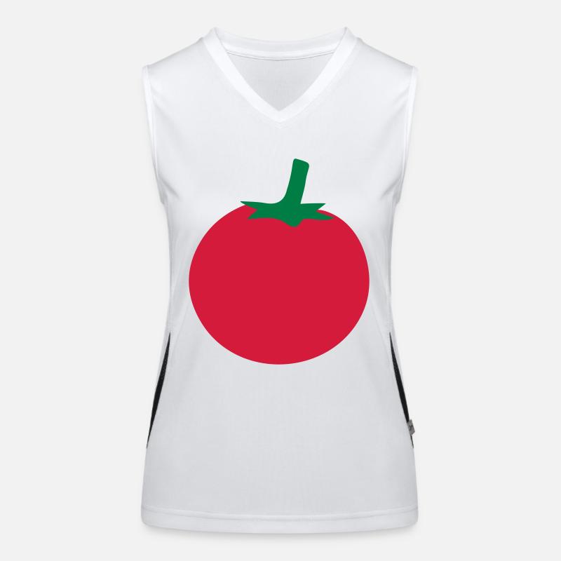 Tomate Débardeur respirant contrasté Femme