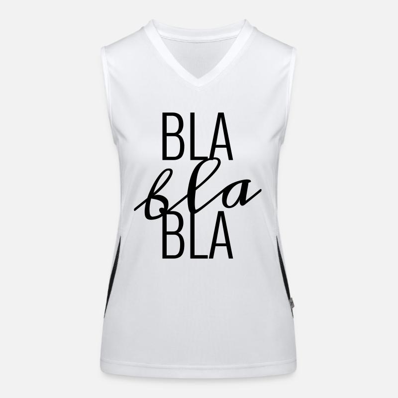 bla Funktionelles Kontrast-Tank Top für Frauen