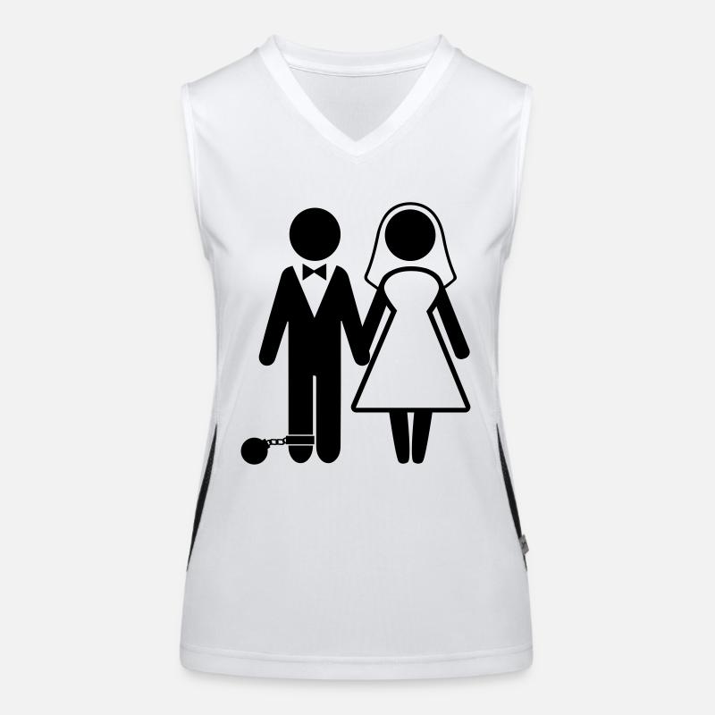 marié Débardeur respirant contrasté Femme