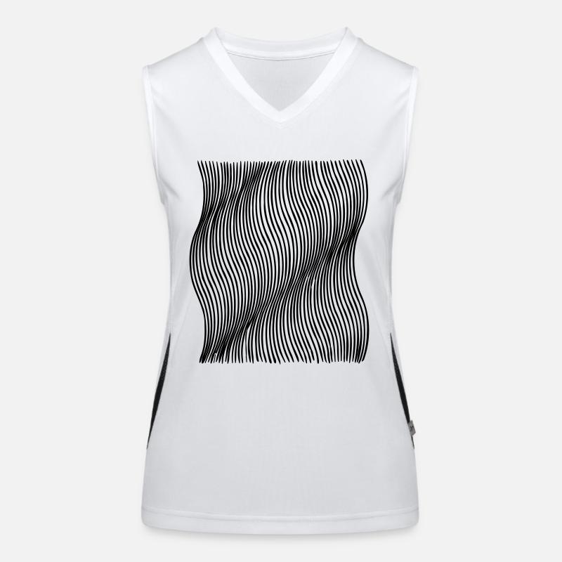 Optical Illusion Women's Functional Contrast Tank Top