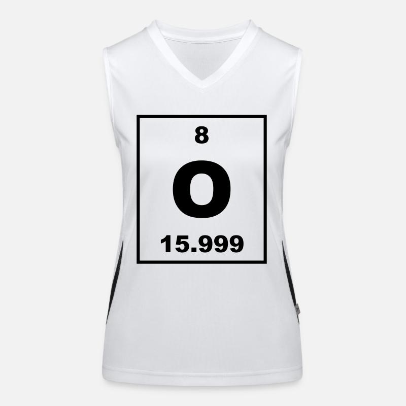 Element 008 - O (oxygen) - Small Débardeur respirant contrasté Femme