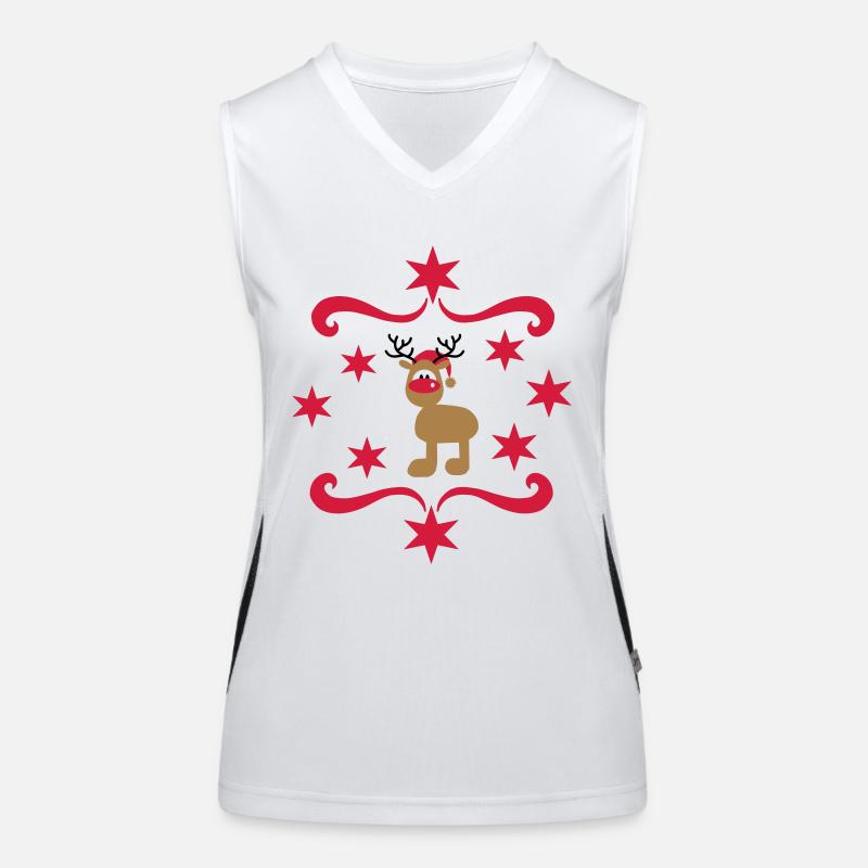 weihnachten Funktionelles Kontrast-Tank Top für Frauen