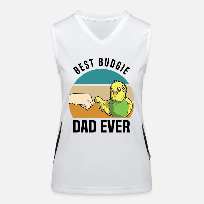 Perruche ondulée Débardeur respirant contrasté Femme