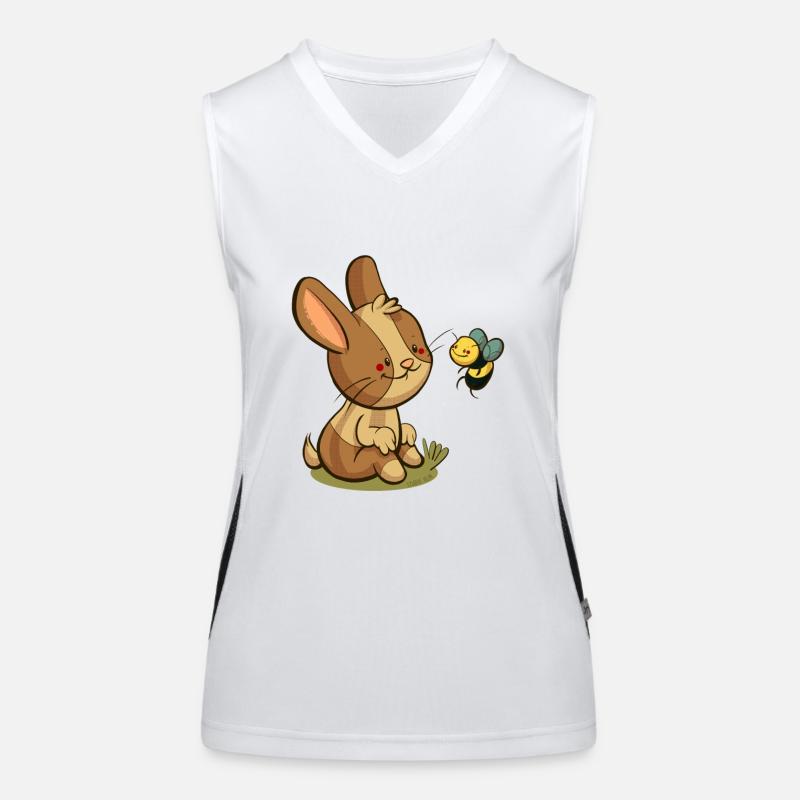 Rabbit and Bee Women's Functional Contrast Tank Top