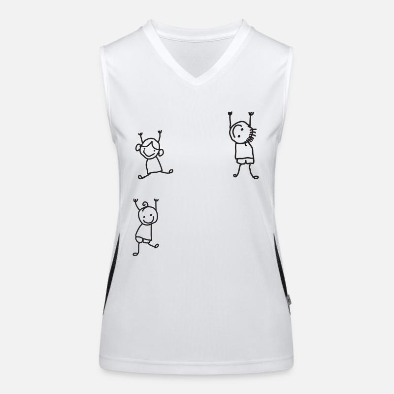 daddys little Monster Funktionelles Kontrast-Tank Top für Frauen
