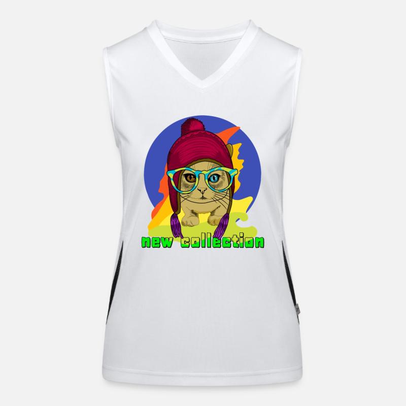 Cat collection Women's Functional Contrast Tank Top