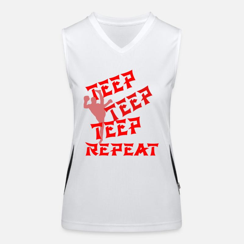teep teep teep repeat 2 Débardeur respirant contrasté Femme