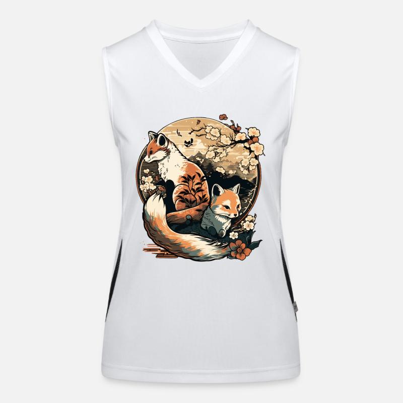 FOX 9 Funktionelles Kontrast-Tank Top für Frauen