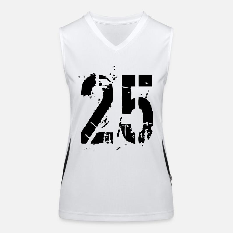 25 Nummer Funktionelles Kontrast-Tank Top für Frauen