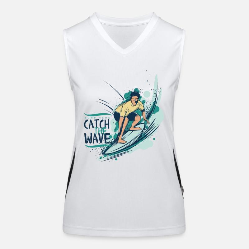 Wassersport Funktionelles Kontrast-Tank Top für Frauen