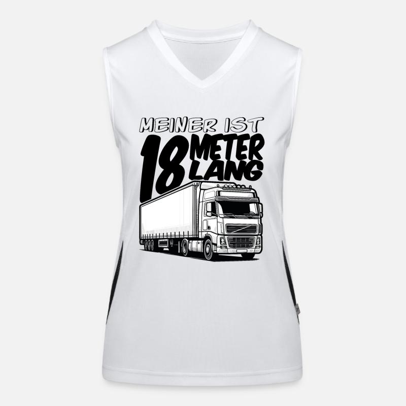 LKW 18 Meter Funktionelles Kontrast-Tank Top für Frauen