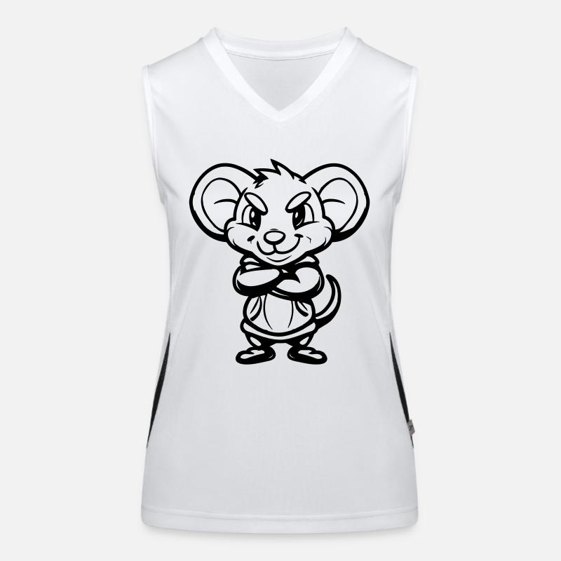 souris Débardeur respirant contrasté Femme