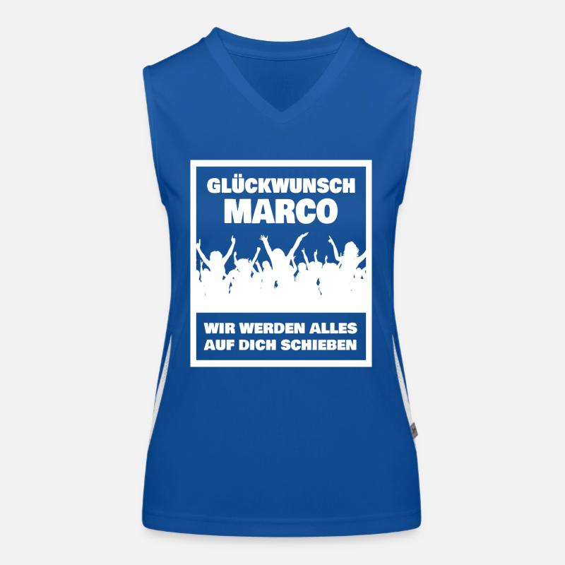 Marco as a first name Women's Functional Contrast Tank Top