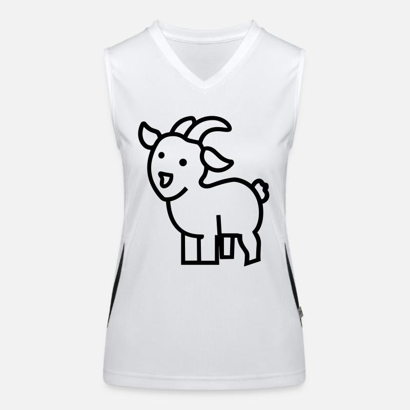 Bouc Débardeur respirant contrasté Femme