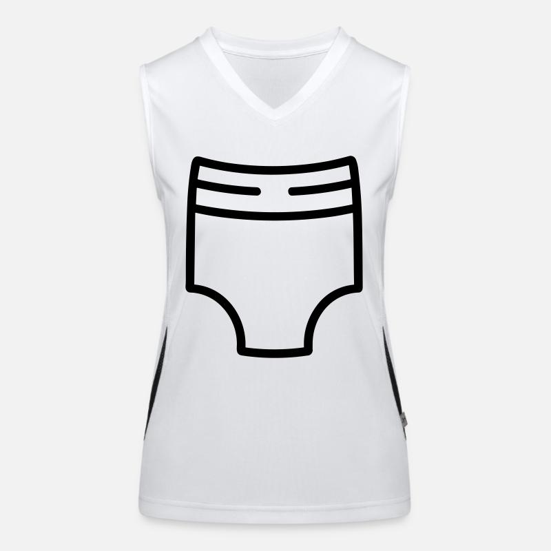 Schicht Funktionelles Kontrast-Tank Top für Frauen