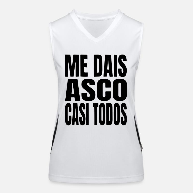 Ich empfinde vor fast jedem beinahe Ekel. Funktionelles Kontrast-Tank Top für Frauen