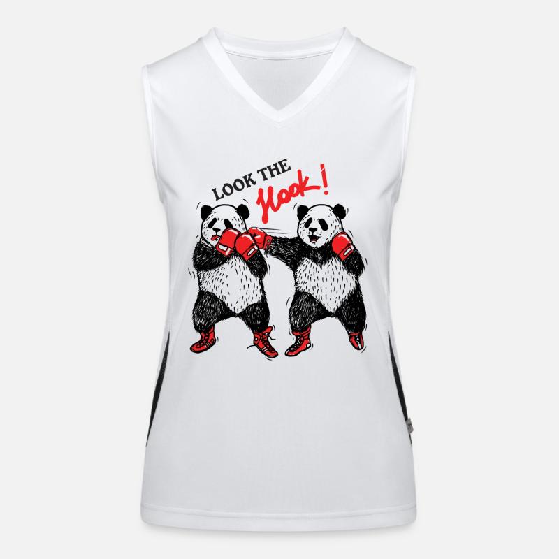 boxe panda Out main Débardeur respirant contrasté Femme