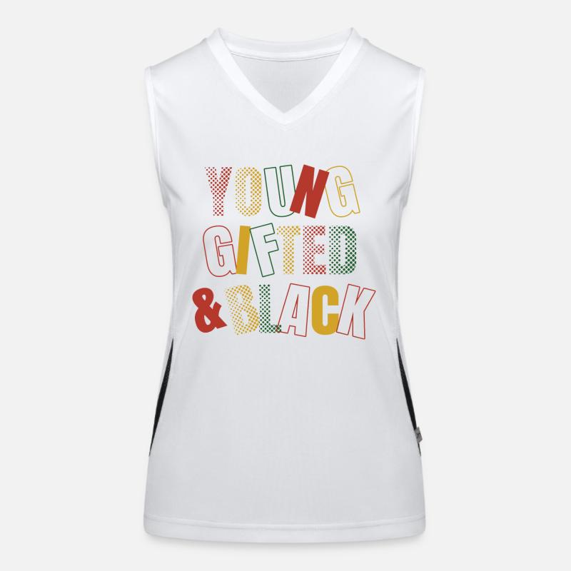 Juneteenth Black History Day Pride Gift Women's Functional Contrast Tank Top