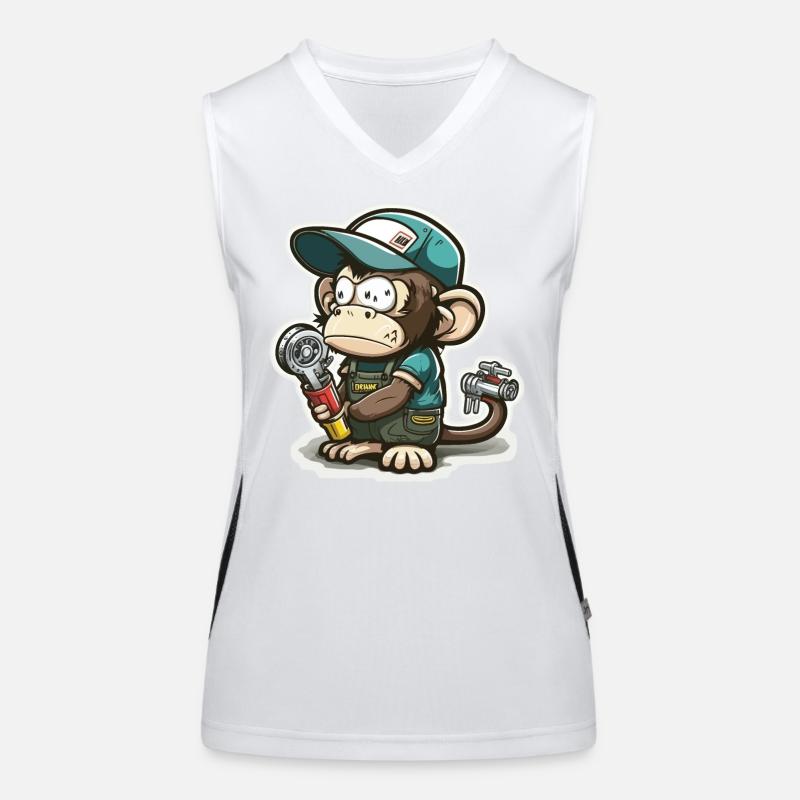 Wrenching Primate Women's Functional Contrast Tank Top