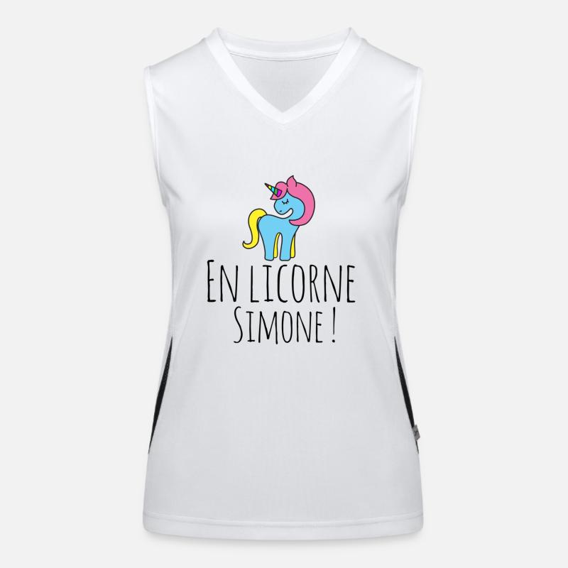 In Licorne Simone Women's Functional Contrast Tank Top
