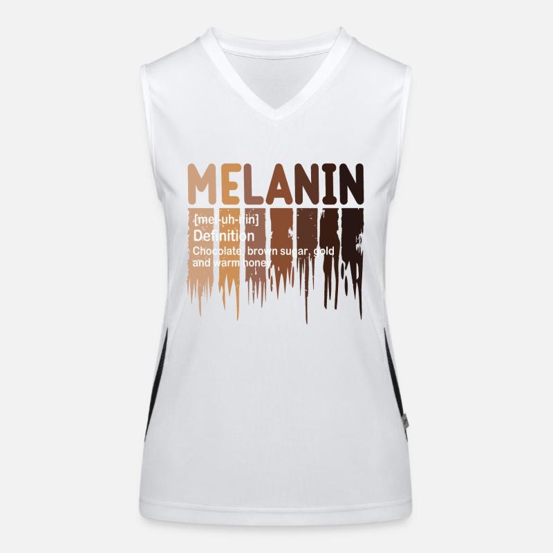 Juneteenth Black History Day Pride Geschenk Funktionelles Kontrast-Tank Top für Frauen