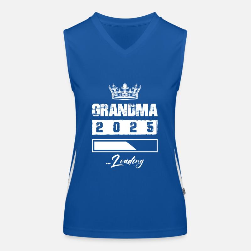 Oma 2025 Loading Grandma Funktionelles Kontrast-Tank Top für Frauen