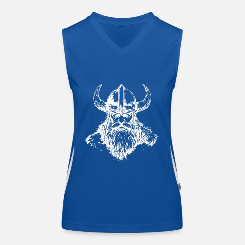 Wikinger Odin Funktionelles Kontrast-Tank Top für Frauen