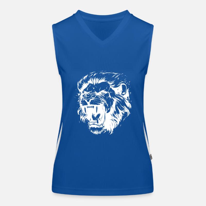 Lion Head Women's Functional Contrast Tank Top