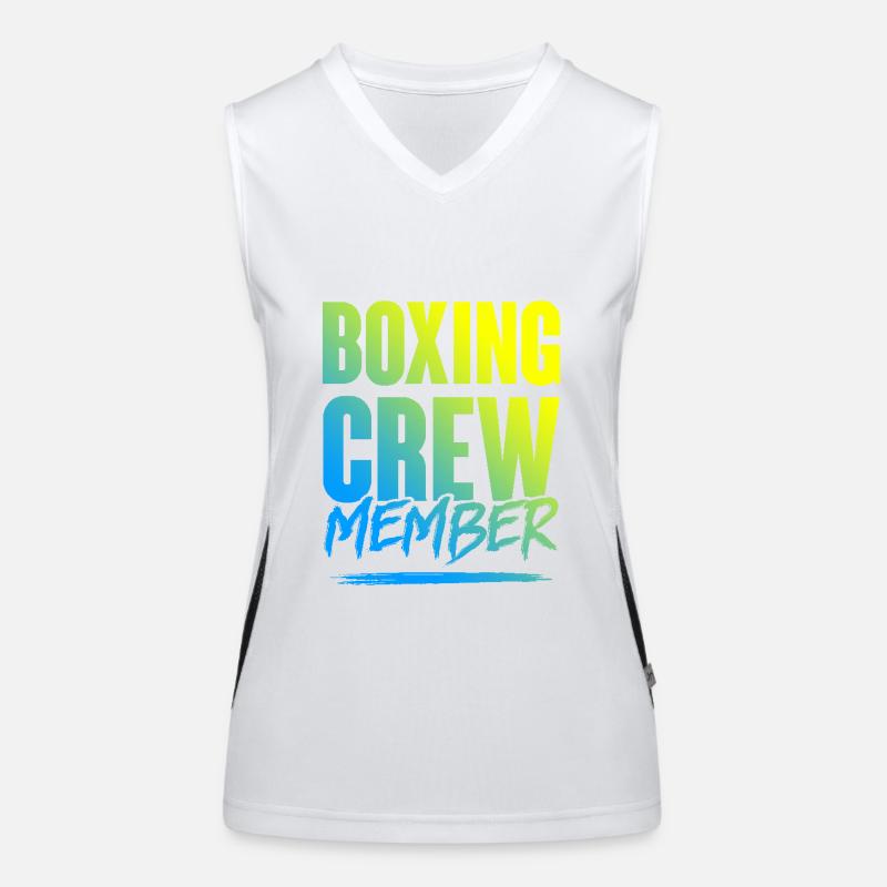 Équipe de boxe Débardeur respirant contrasté Femme