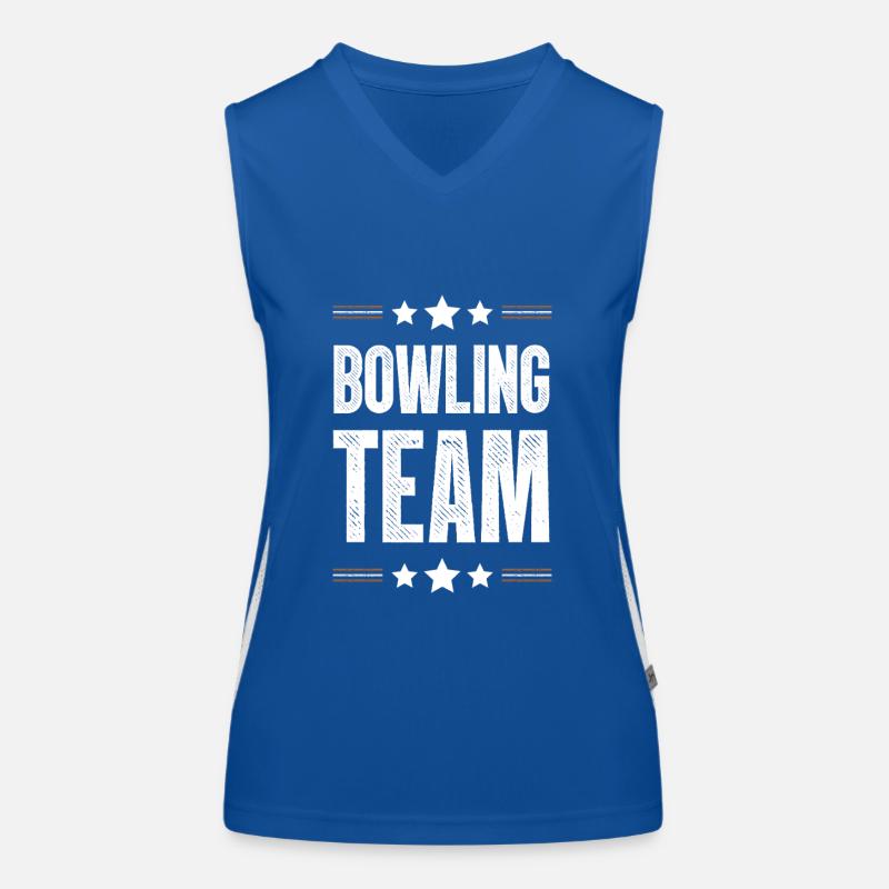 Équipe de bowling Débardeur respirant contrasté Femme