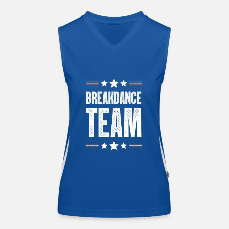 Équipe de breakdance Débardeur respirant contrasté Femme