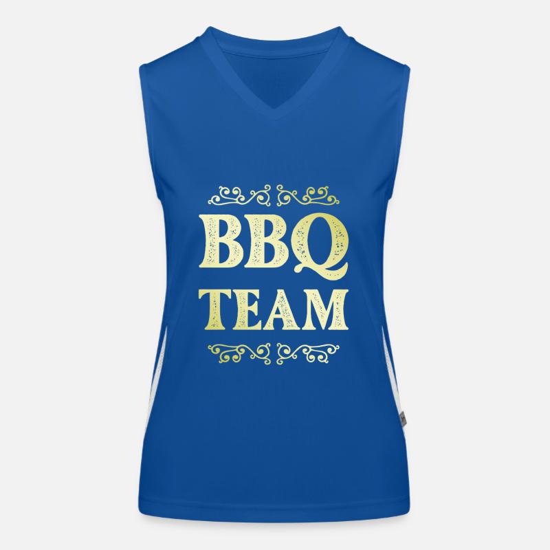 Bbq Team Funktionelles Kontrast-Tank Top für Frauen