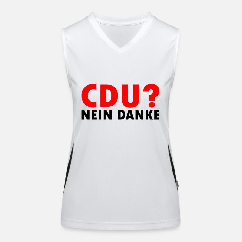 Cdu Funktionelles Kontrast-Tank Top für Frauen