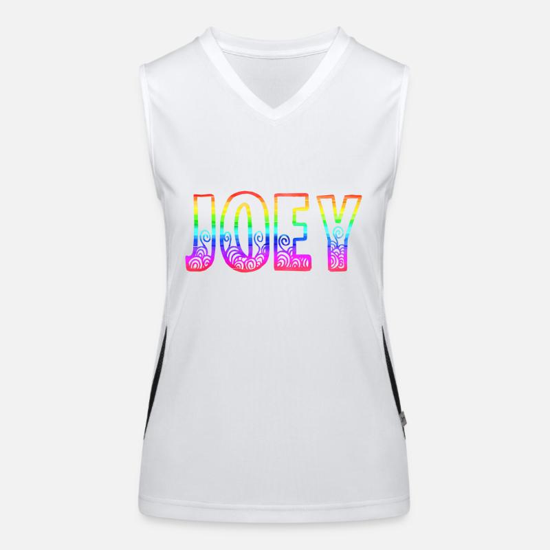 joey rs regenbogen Funktionelles Kontrast-Tank Top für Frauen